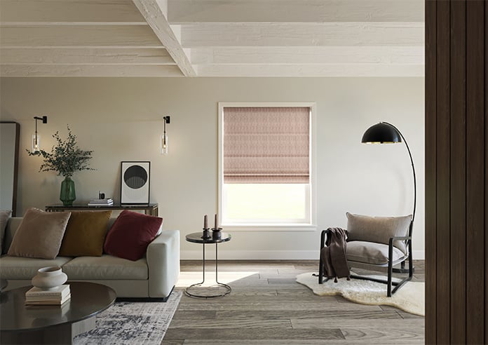 Braemar, Sirocco Red - Motorised Roman Blind - Image 8